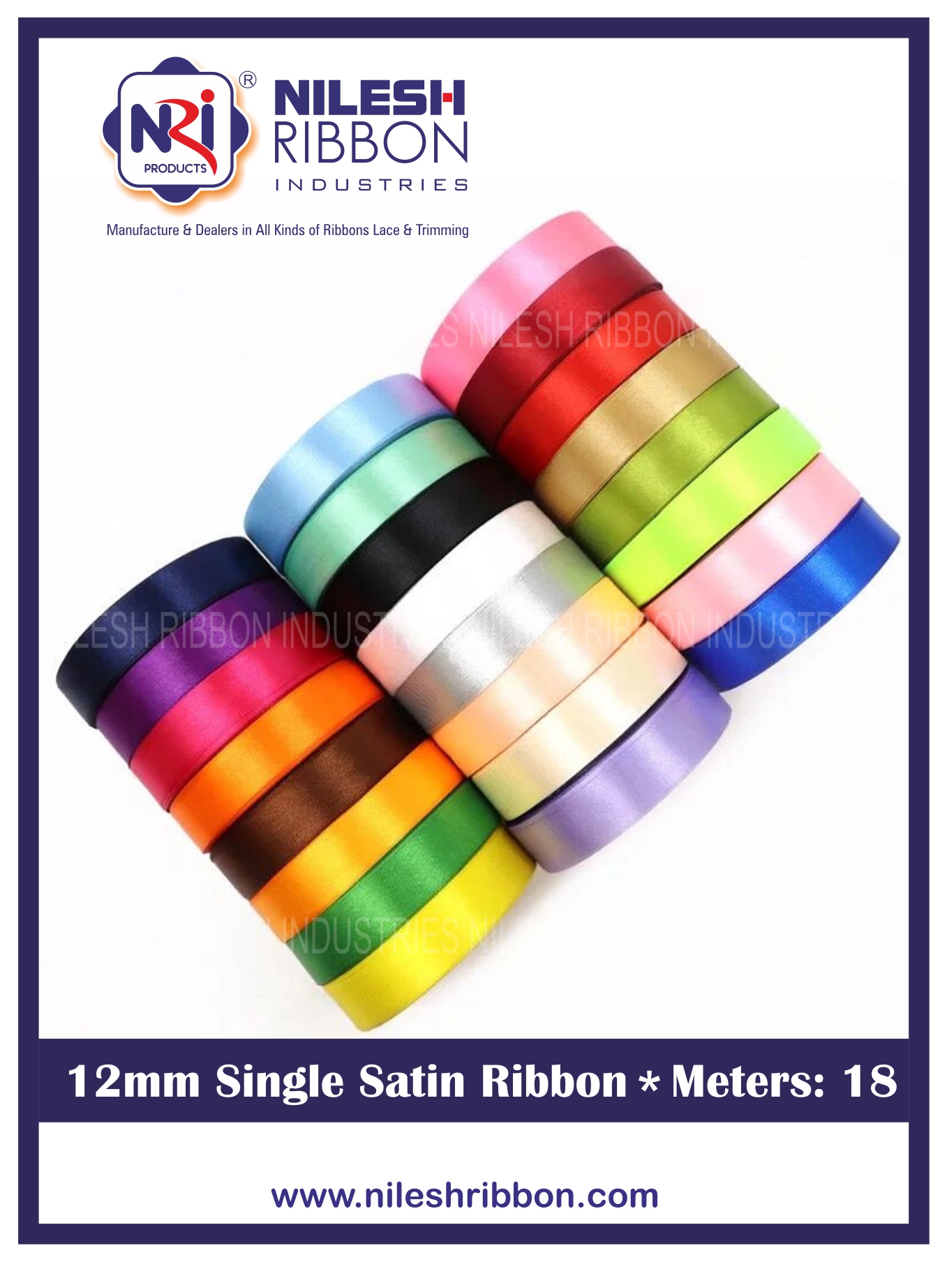 12mm Single Satin